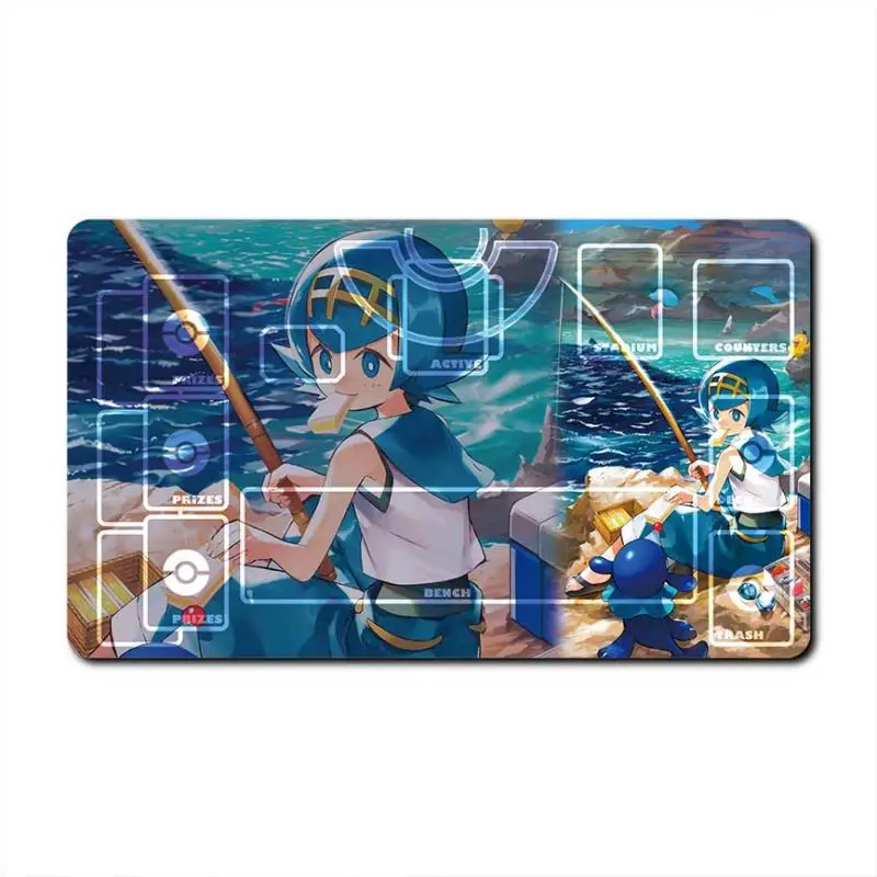 Коврик для карт Pokemon Ptcg Глория жуша тренировочная серия 60x35 см специальная игра