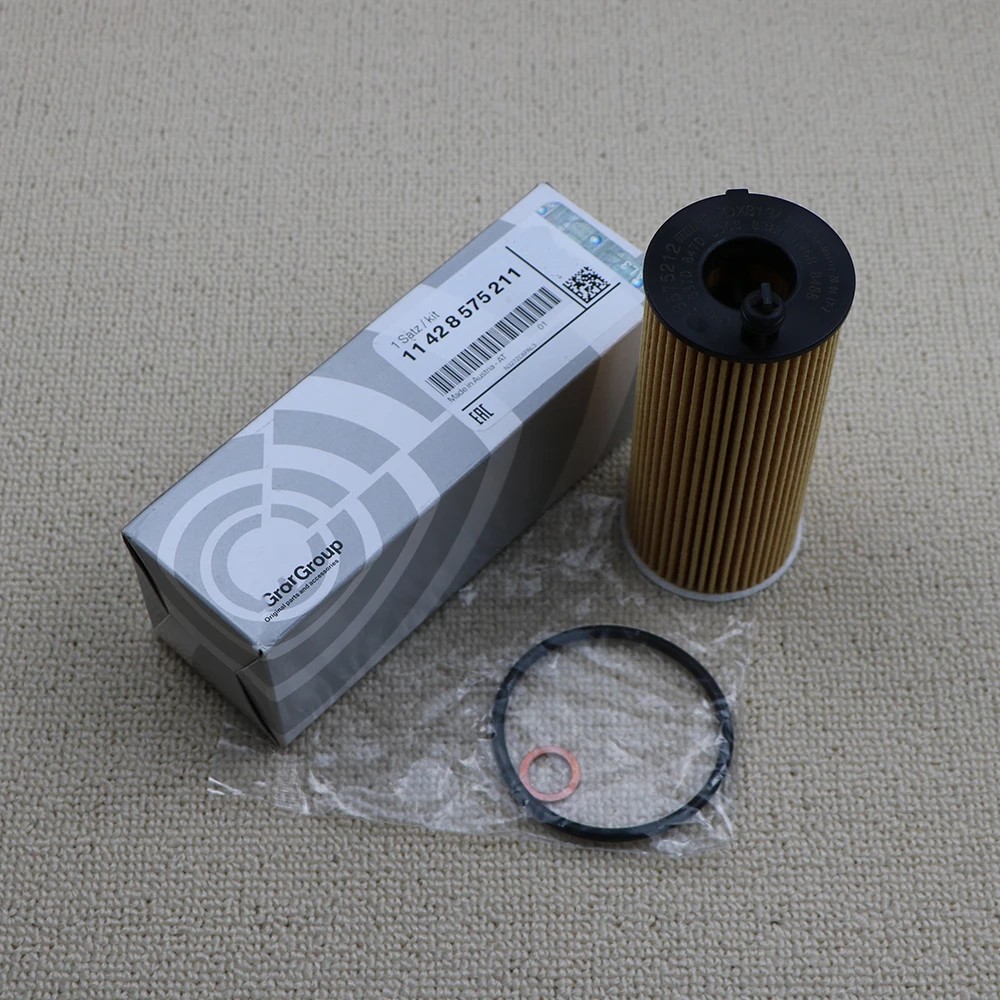 

11428575211 Engine Oil Filter For BMW 1 2 3 4 5 Series X3 X4 X5 F20 F21 F22 F23 F30 F34 F31 F33 F32 F36 F10 F11 F25 F26 F15