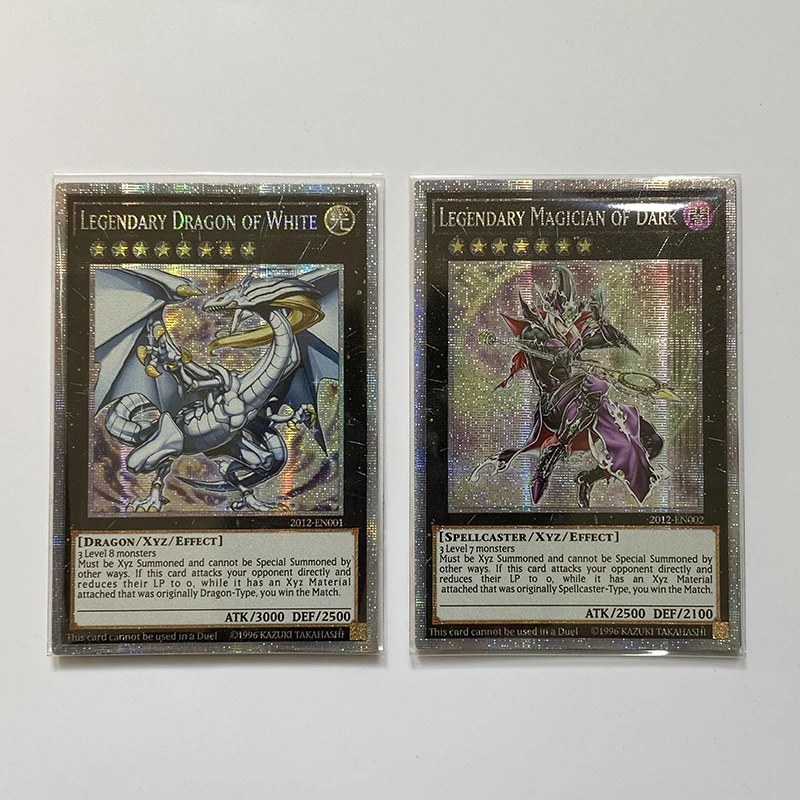 

Yu-Gi-Oh TCG/OCG WCS/EP13 Legendary Dragon of White/Magician of Dark Children's Gift Toy Collection Card (Not original)