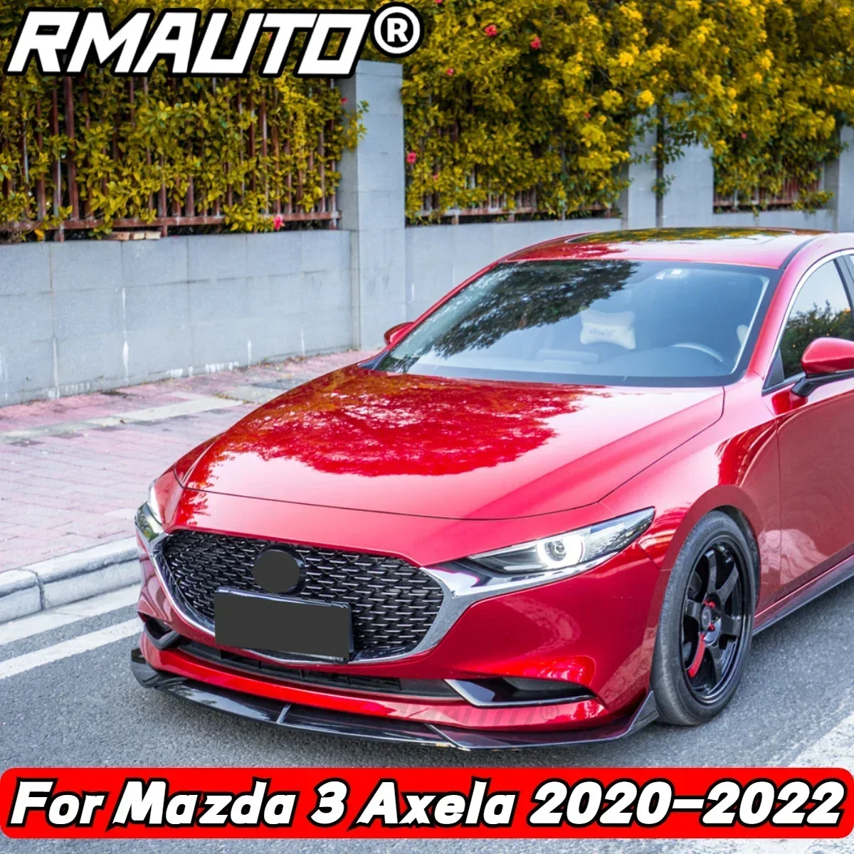 3 шт. передний бампер из углеродного волокна для Mazda Alexa 2020-2022