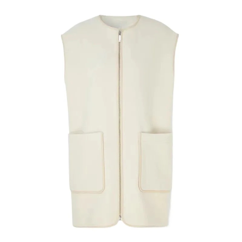 Женская простая куртка TT модная верхняя одежда из смеси овечьей шерсти фетровая