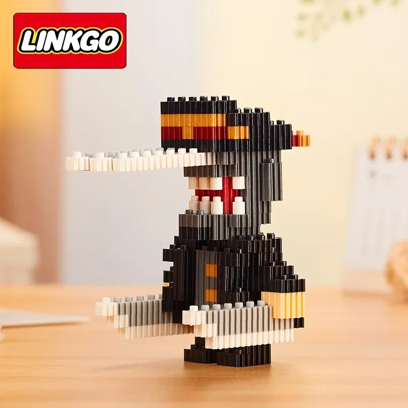 Linkgo бензопила человек микро строительные блоки Pochita Denji DIY собранное соединение