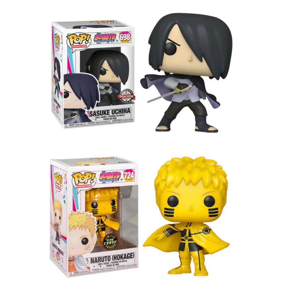 Funko Pop Narutos Sasuke Uchiha # 698 Наруто (Хокаге) 724 фигурки игрушки подарки для детей