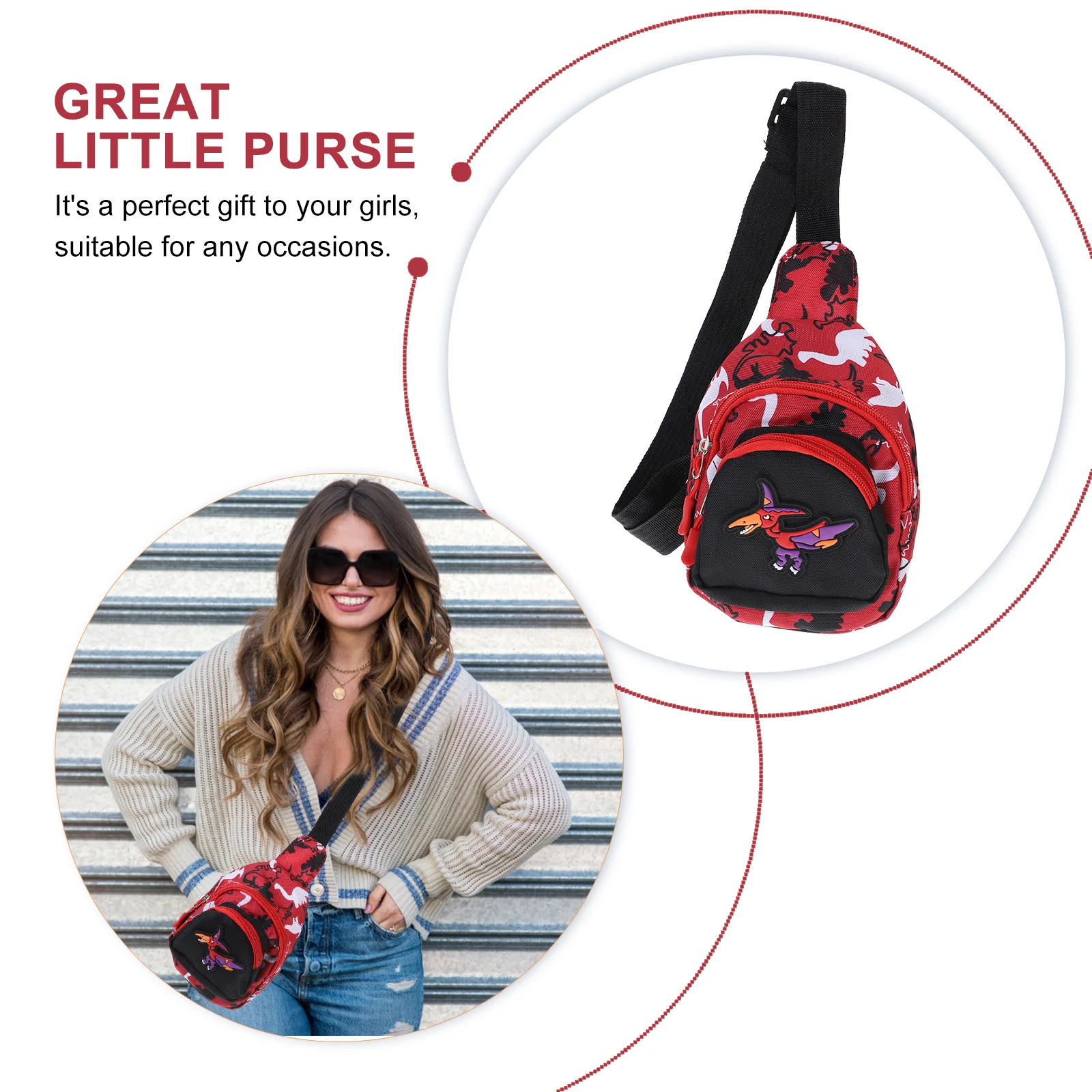 Детская нагрудная сумка кошелек для малышей детский сотовый телефон через плечо