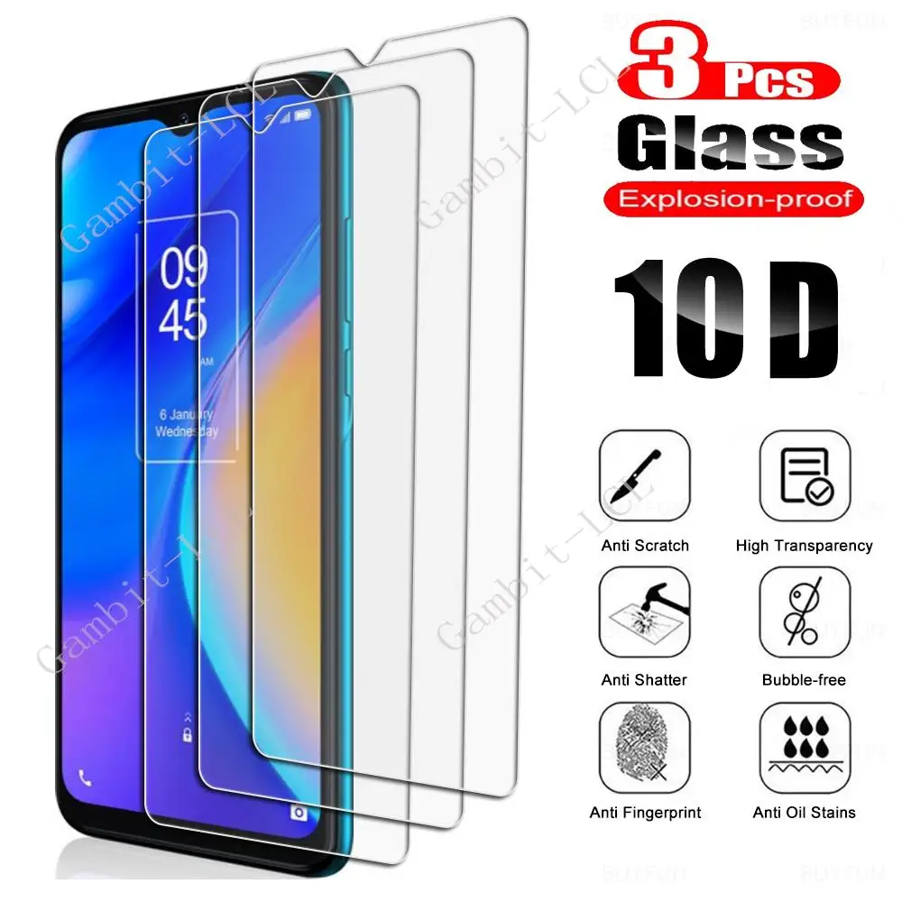 Защитная пленка для экрана, закаленное стекло для TCL 30 E 5G LE SE V XE Z Plus 305 306 20 A Ax Pro R 205 20B 20E 20L 20S 20Y, 3 шт.