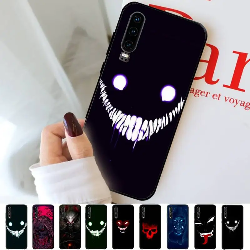 

Scary demon Phone Case for Huawei P30 40 20 10 8 9 lite pro plus Psmart2019