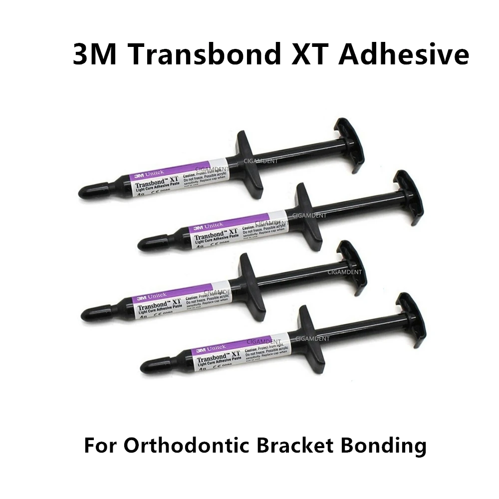 

4 шт. 3 м Unitek Transbond XT зубной клей Ligh-Cure Bond Paste Teeh клей для металлических/керамических скоб