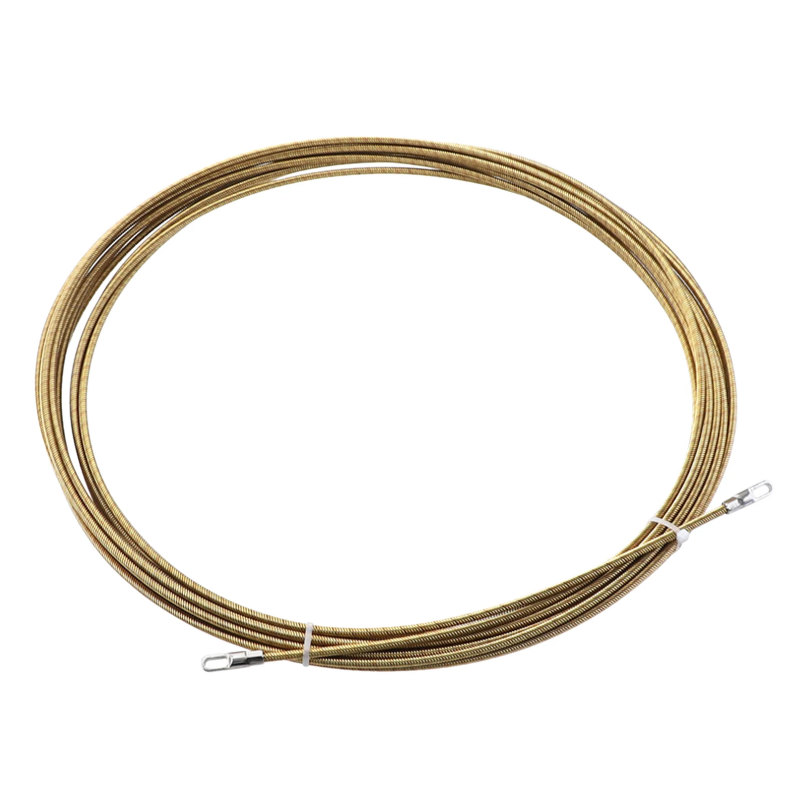 

33ft 3 Cores Electrical Wire Threader Running Fish Tape Spring Steel Device For Wall Construction Durable Cable Puller Tool
