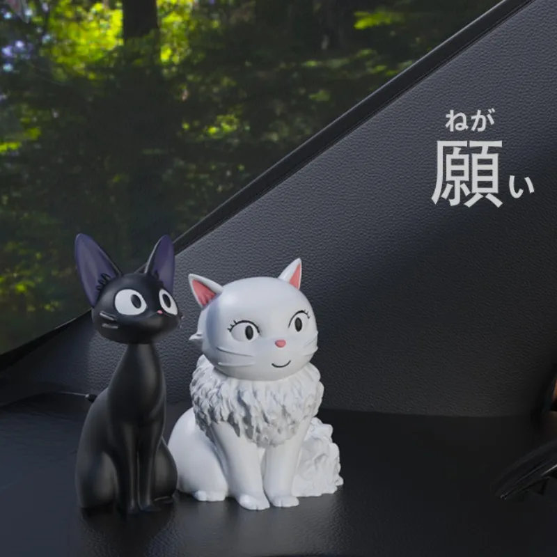 

Anime Figure 6-15cm Kiki's Delivery Service Jiji Lily Q Version Decor Model Dolls Figurine Car Accessories Children Toys Gifts