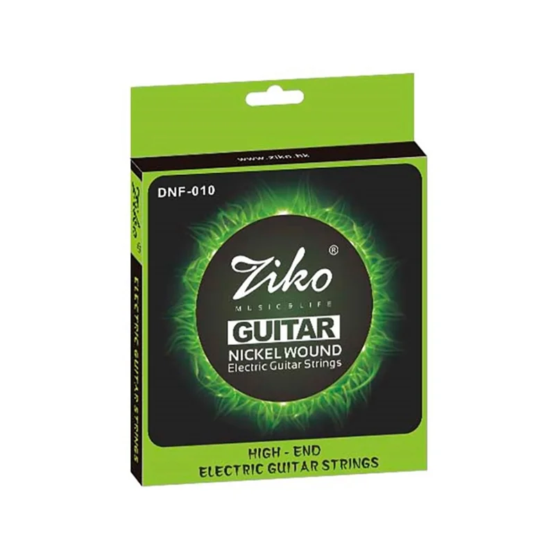 Ziko DNF 010 Струны для электрогитары никелированные гитарные струны из углеродистой