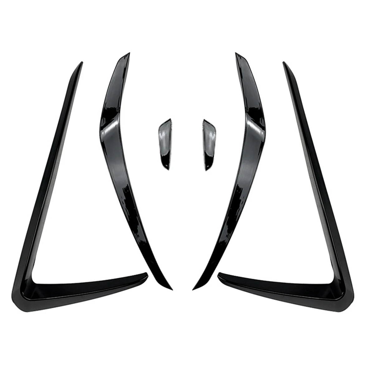 6 шт. автомобильный передний бампер спойлер разветвитель крышка противотуманный