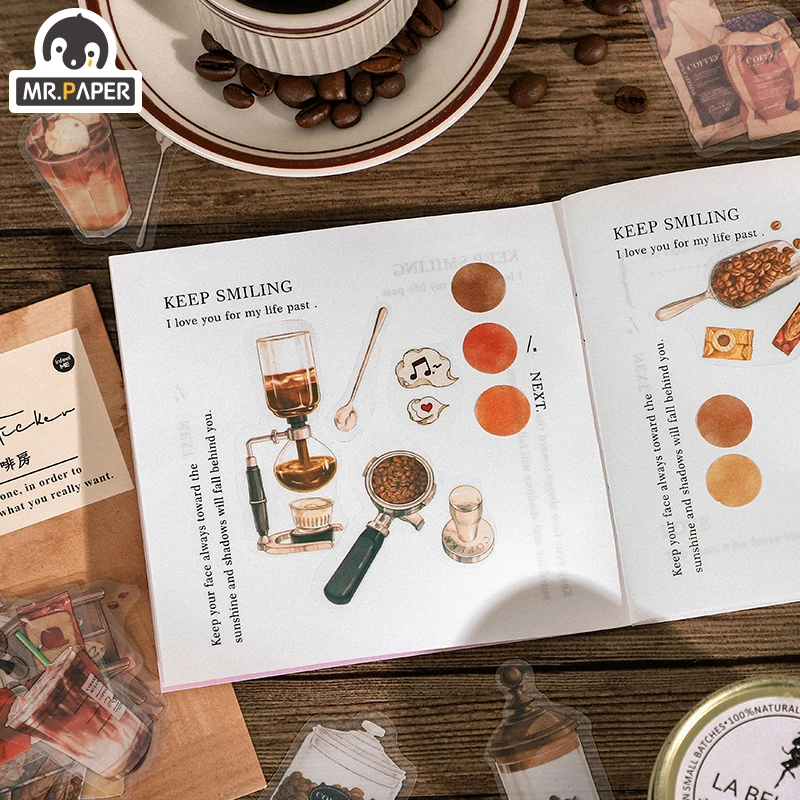 Mr.Paper 4 вида конструкций набор наклеек для домашних животных серии Good Day Plan DIY