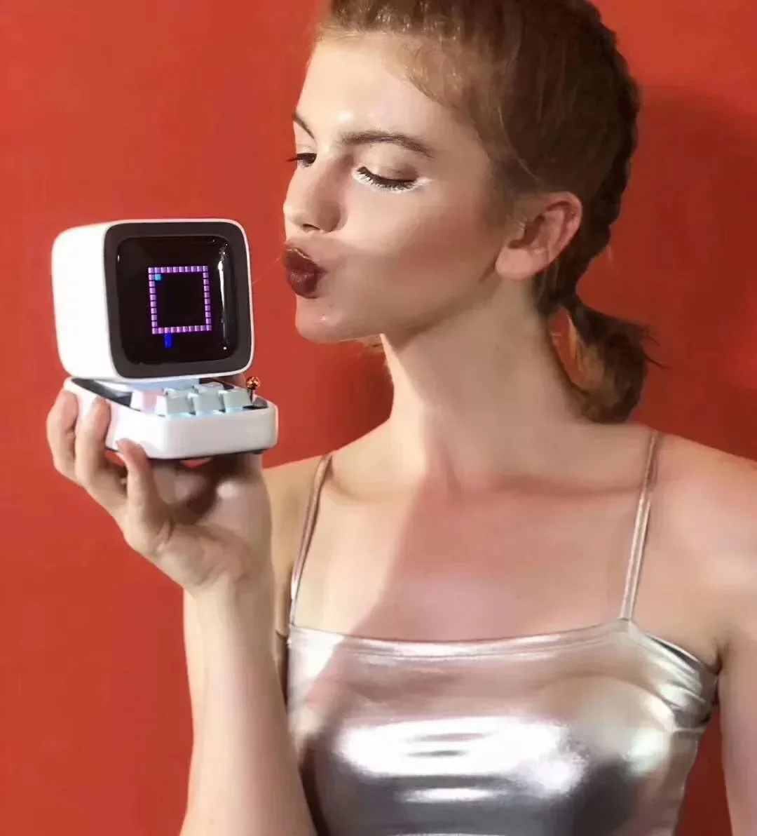 Divoom Ditoo портативные креативные художественные часы беспроводной стереодинамик