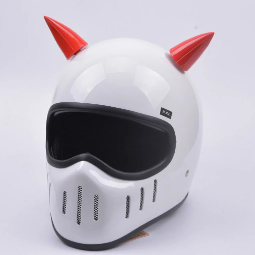

2 X motorcycle helmet horns made of high quality plastic double-sided adhesive