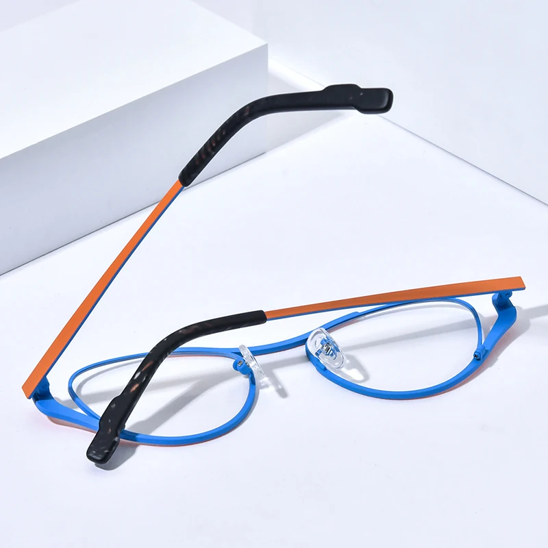 FONEX очки из чистого титана для женщин новинка 2024 мужские модные ретро красочные