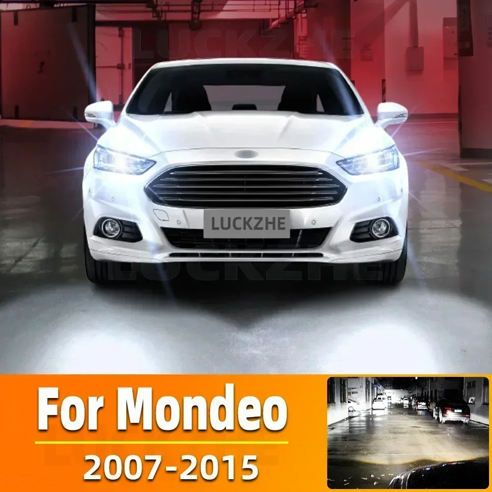 2 шт. светодиодные фары высокой мощности H7 для Ford Mondeo Mk4 2007 ~ 2015 Canbus без ошибок H18