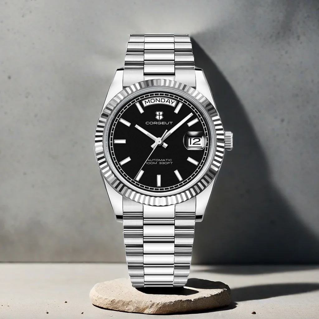 Часы мужские механические Автоматические 36 мм с календарем