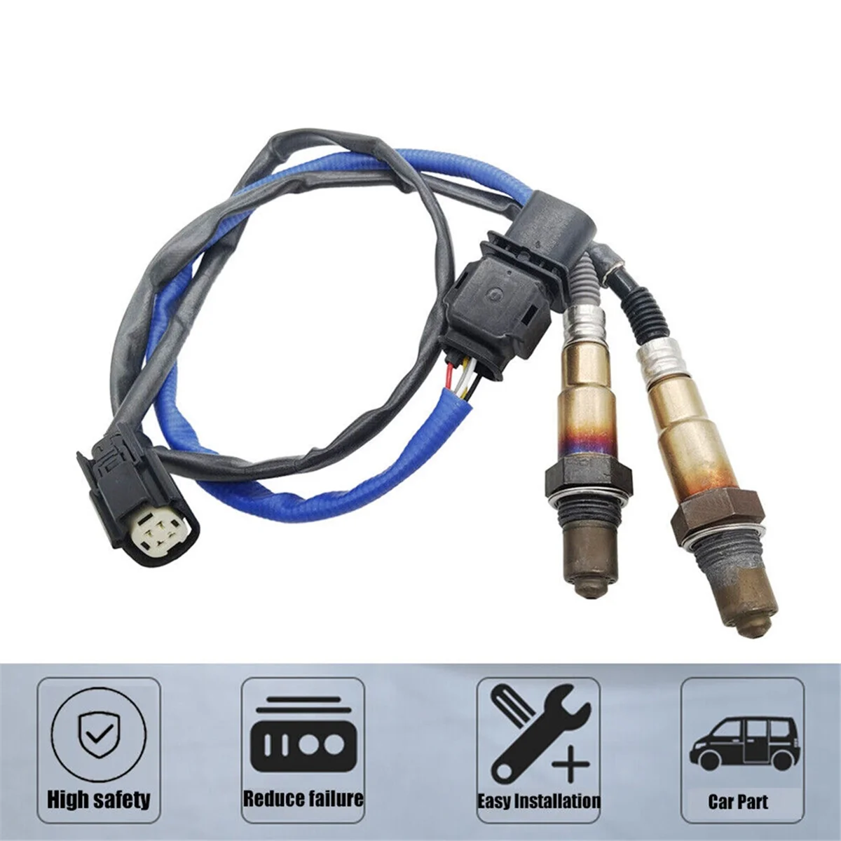 2 шт. внутренний и нижний датчик кислорода модель 8F9Z-9F472-H для Ford Focus 2012-2014 Fusion 2013-2014