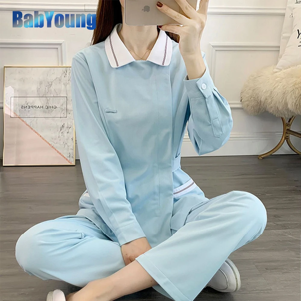 Женские скрабы 2023 униформа больницы набор для медсестры лабораторная