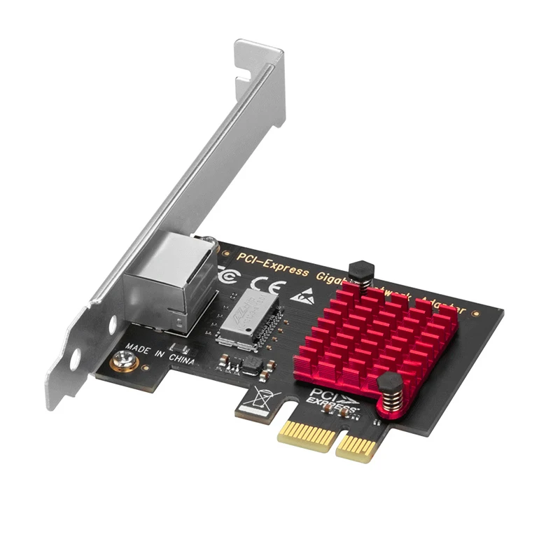 Адаптер сетевых карт 1 ГБ PCIE Сетевая карта PCI Experss X1 to Single Port RJ45 LAN NIC 10/100/1000 Мбит/с