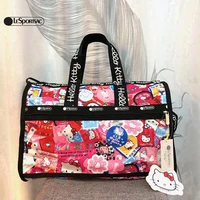 sanrio kawaii hello kitty snoopy lesportsac womens bags totes crossbody bags gym bags short travel large capacity travel bags