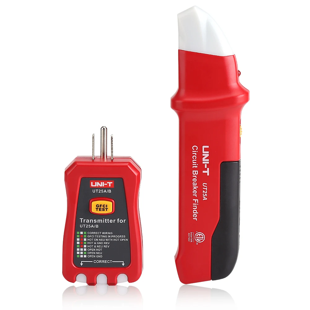 

UNI-T Professional Circuit Breaker Finder Sensitivity Adjustable Socket Tester Diagnostic-tool Circuit Finder