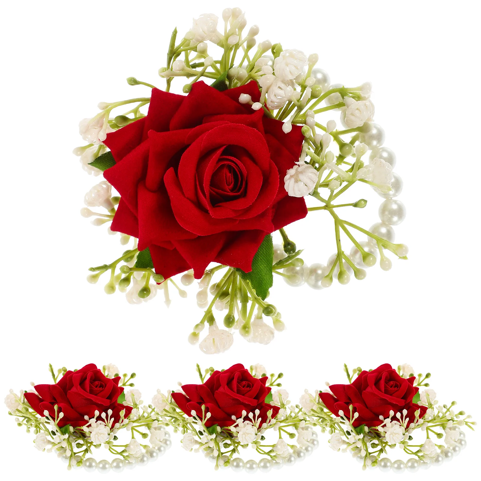 

Bride Wrist Flower Wedding Corsage Supplies Bridesmaid Corsages Wristlet Straps