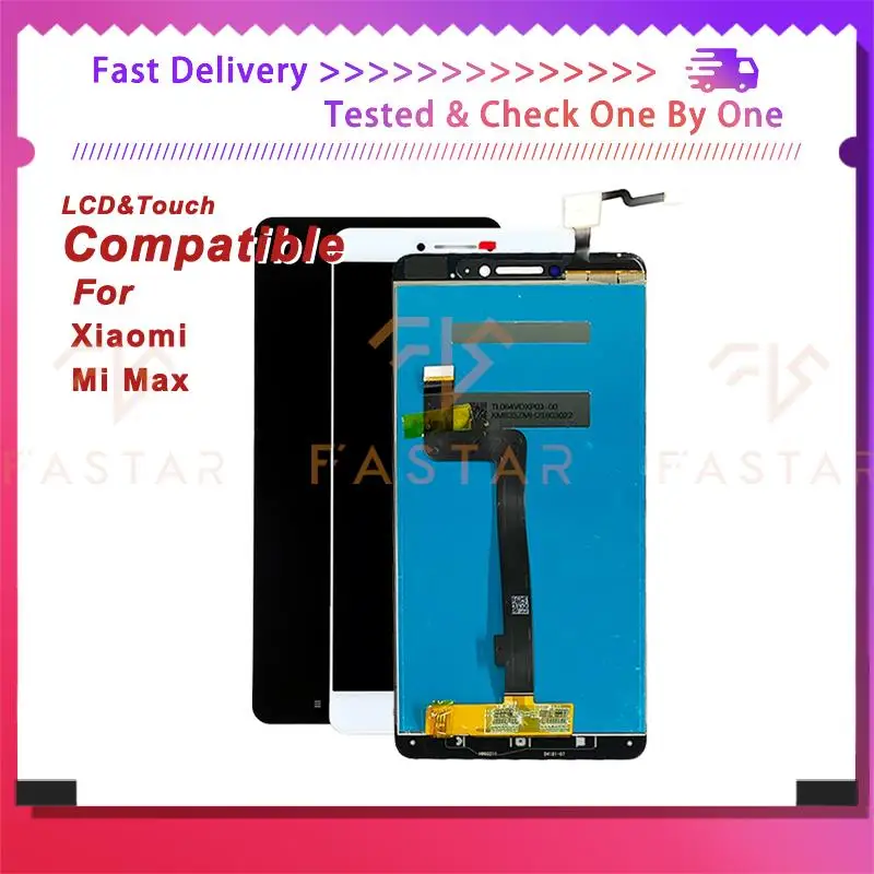 6 44 &quotпрограммированный ЖК-дисплей для Xiaomi Mi Max сменный сенсорный
