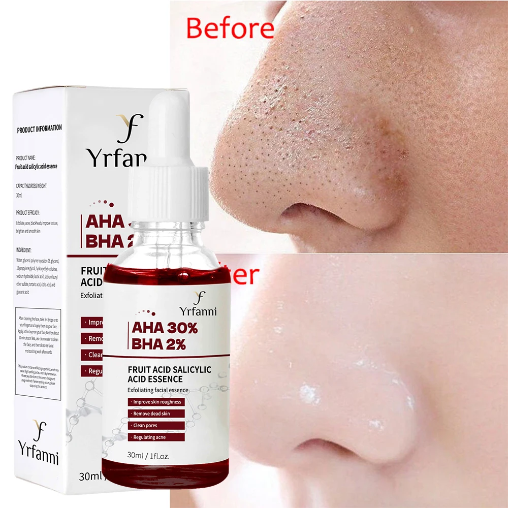 

Salicylic Acid Shrink Pores Face Serum Oil Control Exfoliating Moisturizing Smooth Pore Repair Firming Essence Korean Cosmetics