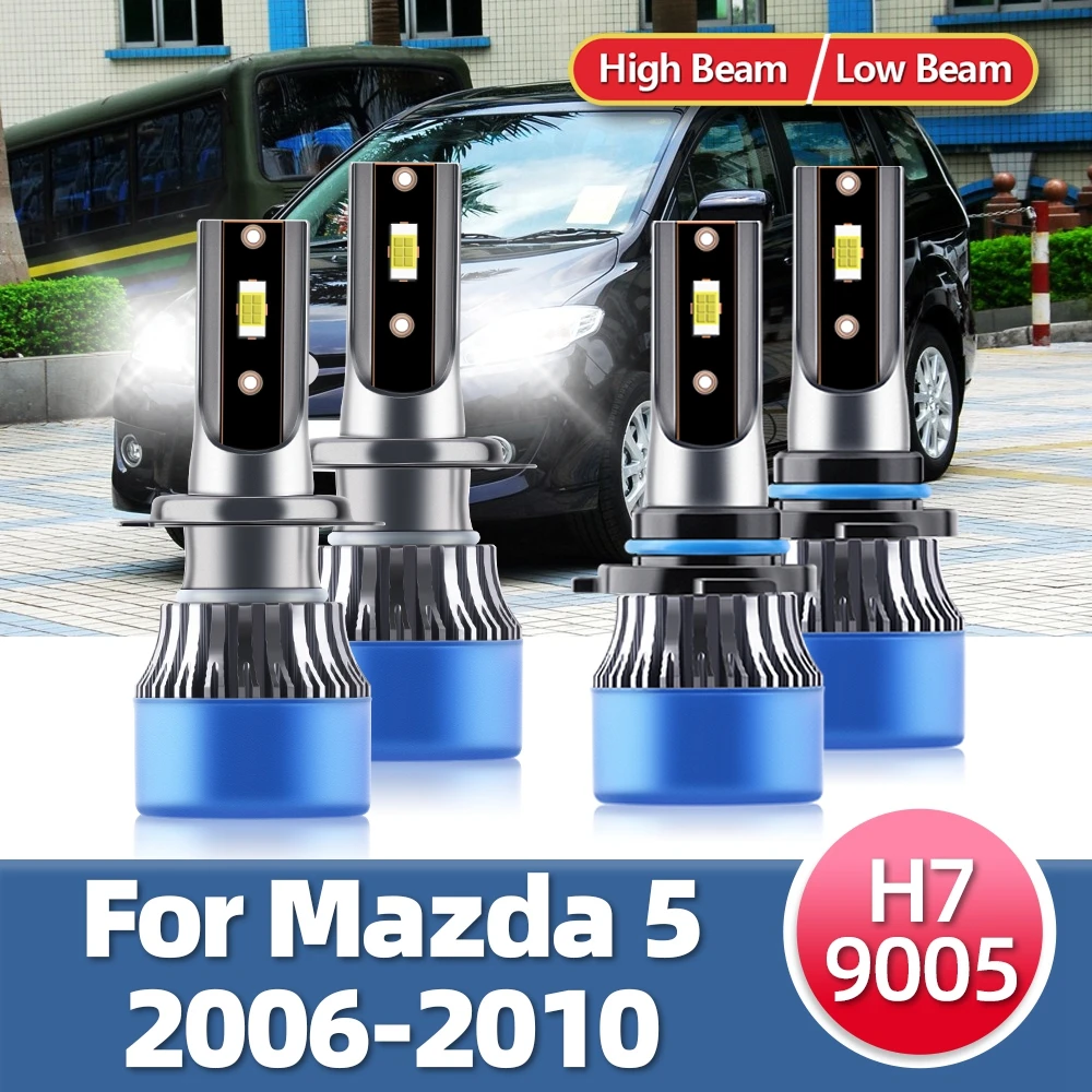 

Roadsun Headlight LED Lights For Mazda 5 Car 2006 2007 2008 2009 2010 Auto Front Luces Lamps 110W Headlamp 15000LM 12V 24V