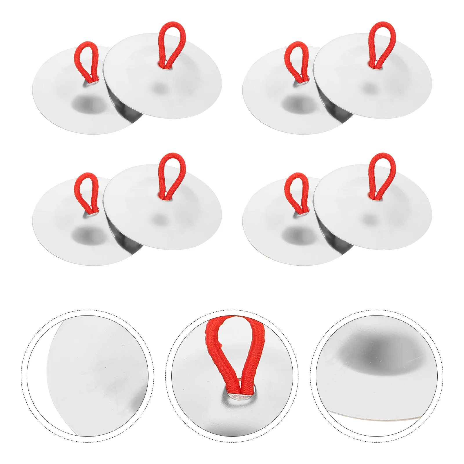 

5 Pairs Of Party Finger Cymbals Boys Durable Small Cymbals Small Finger Instruments Professional Cymbal Cymbals For Kids