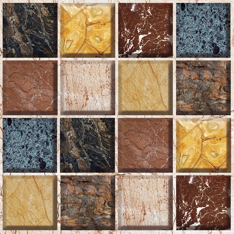 10pcsset black and white mosaic tile stickers kitchen bathroom sink waist line decoration crystal dura film beauty stickers free global shipping