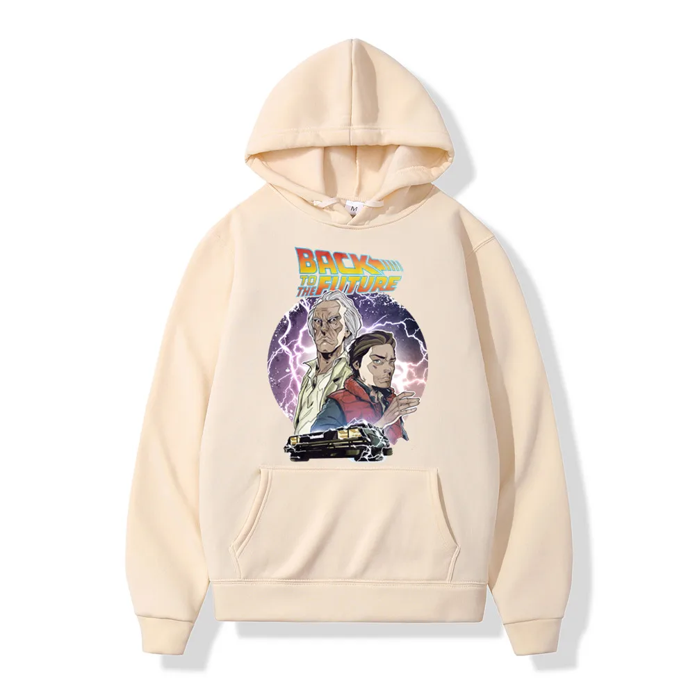 

Back to the Future Hoodies Men Fashion Casual Winter Pullovers Print Male Sweatshirts Streetwear Man Hip Hop Tracksuit Clothes