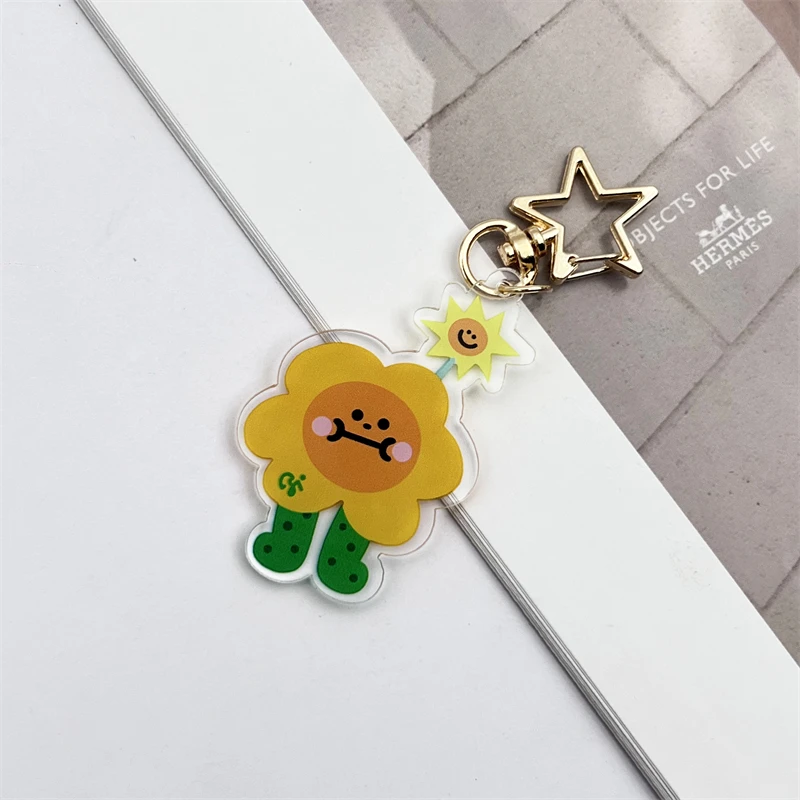 Тайский CP JoongDunk брелок для косплея унисекс акрил Kawaii цветок кулон ключей сумка