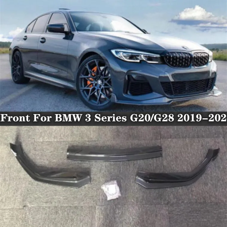 

High Quality Carbon Fiber Bumper Front Lip Splitter Protector For BMW 3 Series G20/G28 2019 2020 2021 2022 (Multiple styles)