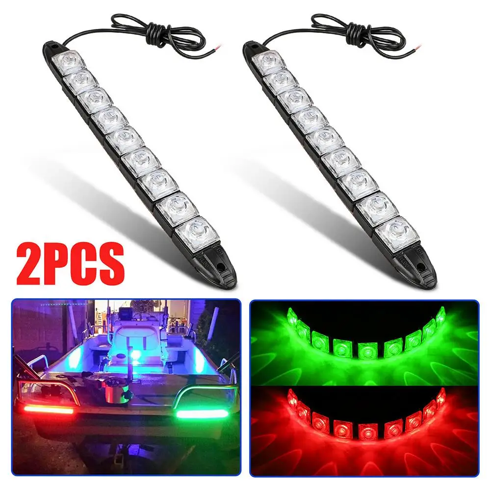

2pcs Ultra-bright Energy Saving Car 9led DRL Daylight Headlight Lamp Good Sealing High Temperature Resistance Stable Performance