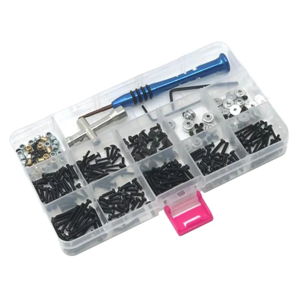 

Metal RC Screw Kit Tool Assortment Set for WPL Scale RC Cars Trucks Upgrade