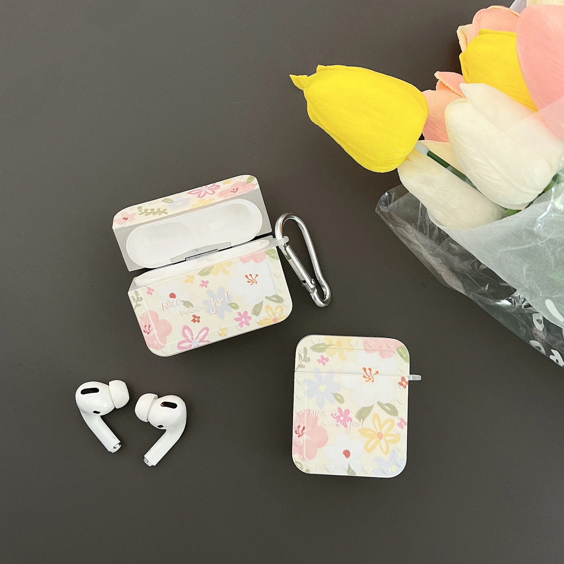 

Sunmer Cute Flower Earphone Case For Apple Airpods 3 2 Pro Cover Fashion Silicone Headphone Charging Cases For Airpods Pro Funda