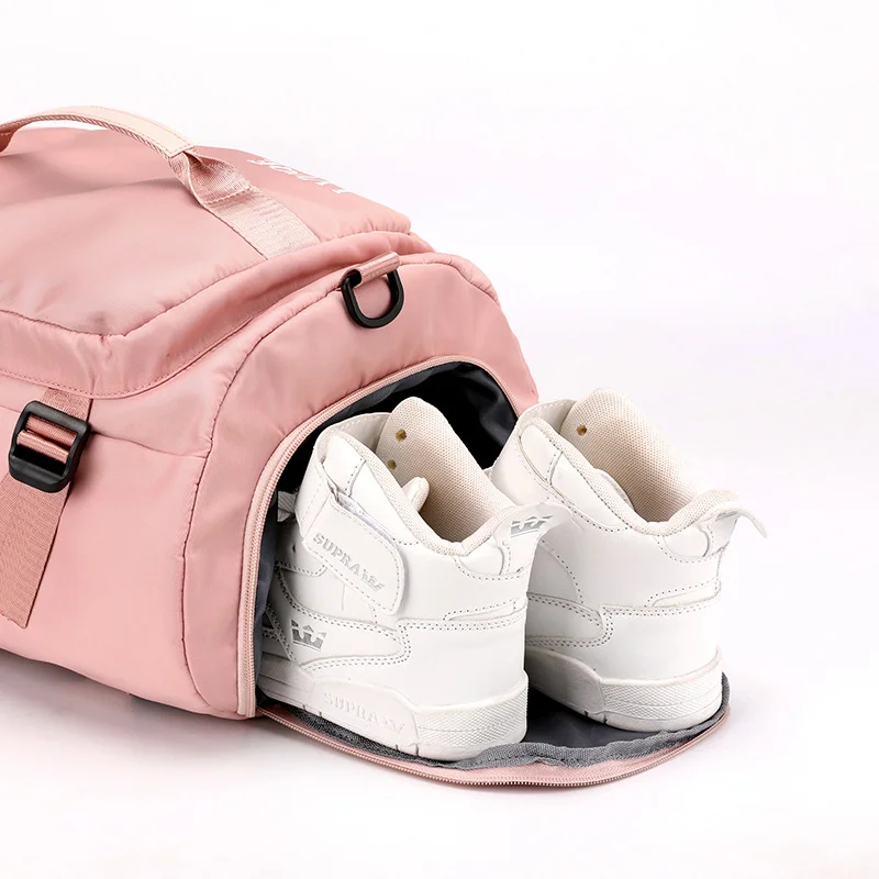 Dry Wet Separated Gym Bag, Sport Gym Duffle Holdall Bag Training Handbag Yoga bag Travel Overnight Weekend Shoulder Tote Bag wit