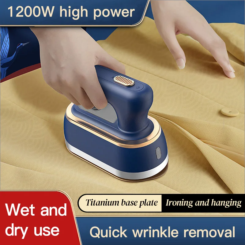 

Electric Ironing Steamer Portable Handheld Machine Mini Wet Dry Heat Press Iron For Home Household Dormitory Travel Use