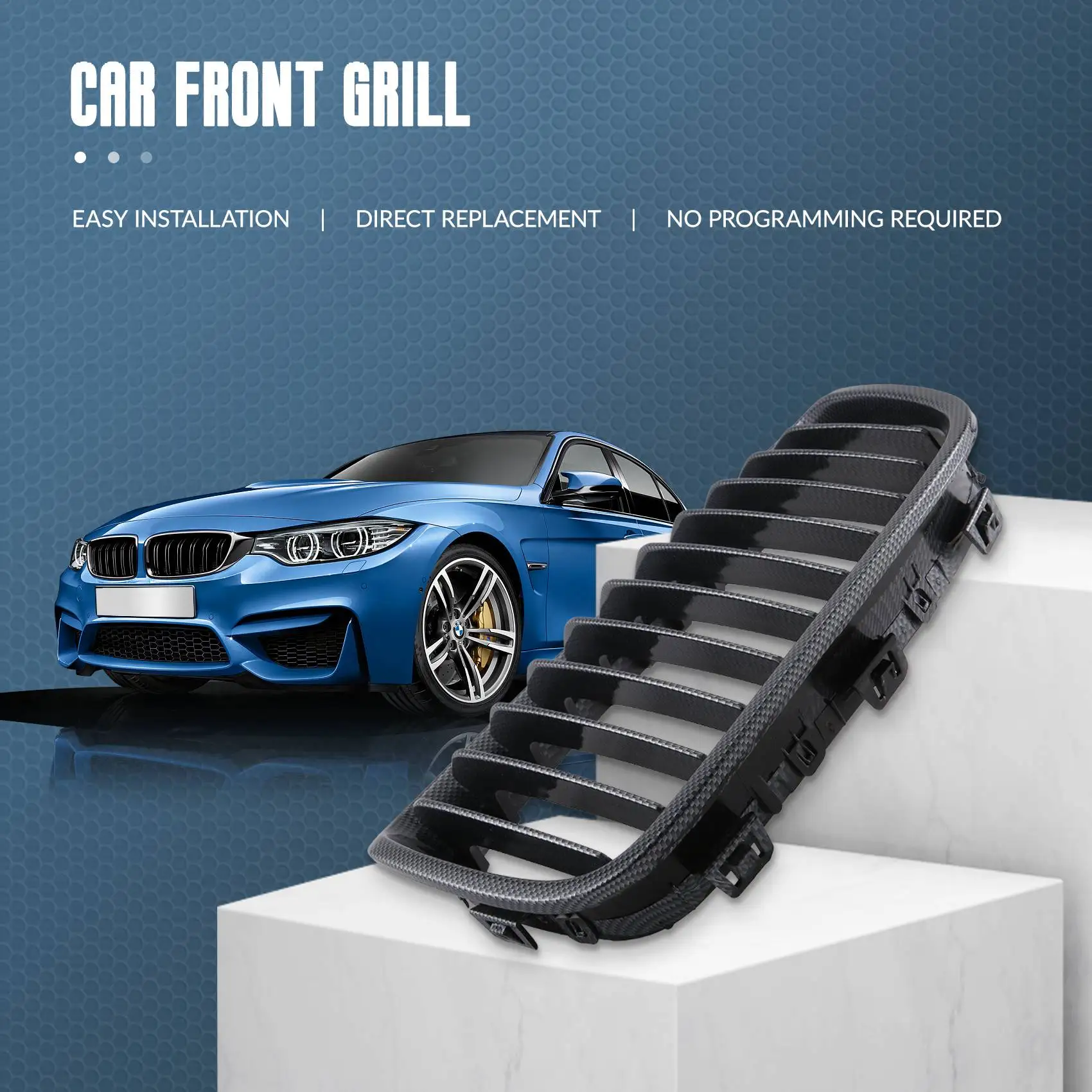 Решетка для автомобиля из углеродного волокна с принтом седан/фургон BMW F10 F18 M5 11-14