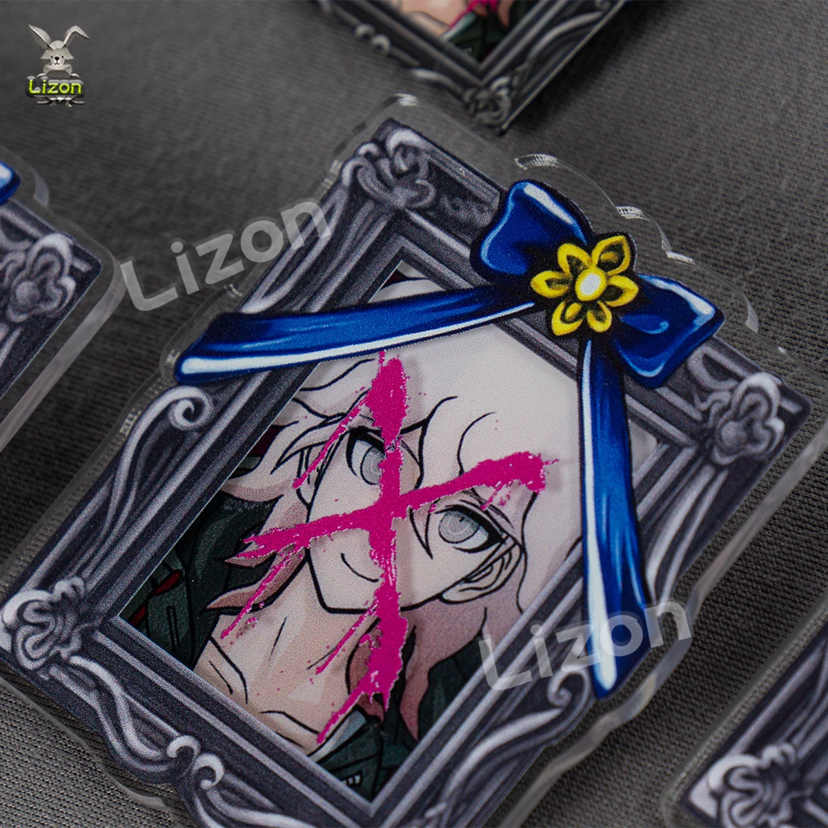 Аниме значок Danganronpa портрет акриловая подвеска Kokichi Ouma Chiaki Nanami аксессуары для