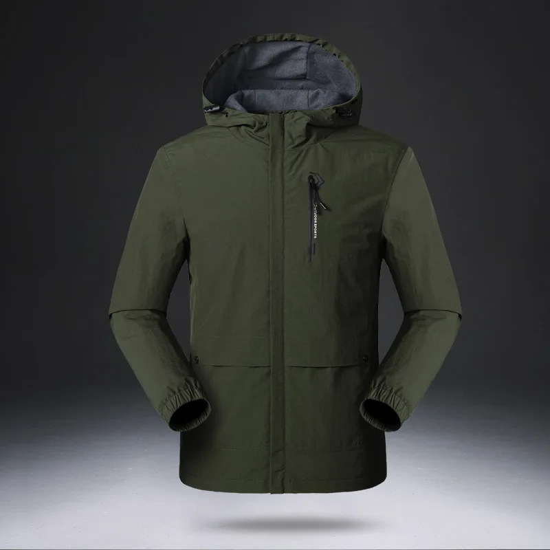 2022 Winter New Luxury Fashion Men's Windbreaker Waterproof Jacket Men's Jacket Boutique Clothing Simple Style