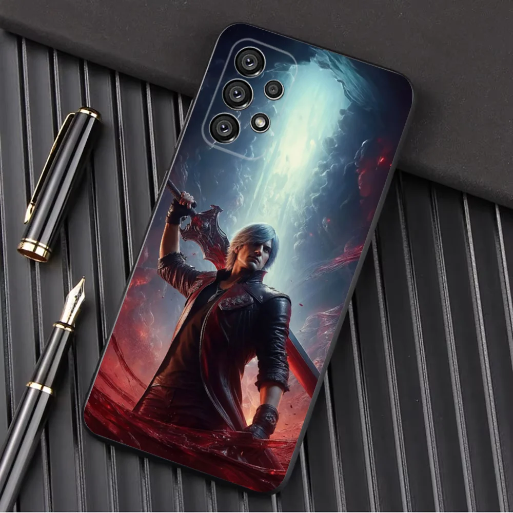 Game D-Devil M-May Cry 5 Phone Case For Samsung Galaxy A13 A21s A22 A31 A32 A52 A53 A71 A80 A91 Soft Black Shell