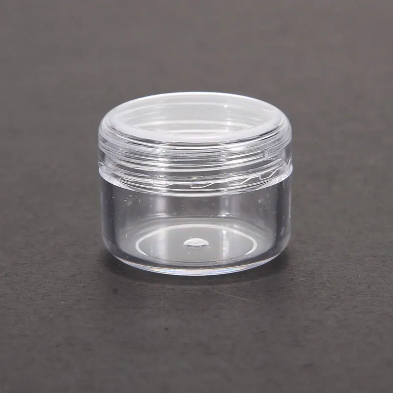 

1Pcs Mini Cosmetic Empty Jar Pot Eyeshadow Makeup Face Cream Container Nail Art Cosmetic Bead Storage Pot Container