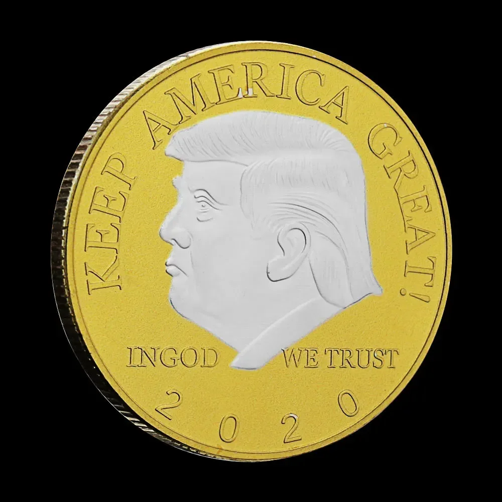 Сувениры Сохранение Америки Великий Дональд Трамп монета и подарки для