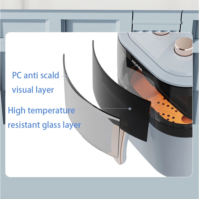 Фритюрница на 5 л электрическая фритюрница духовая безмасляная плита с сенсорным