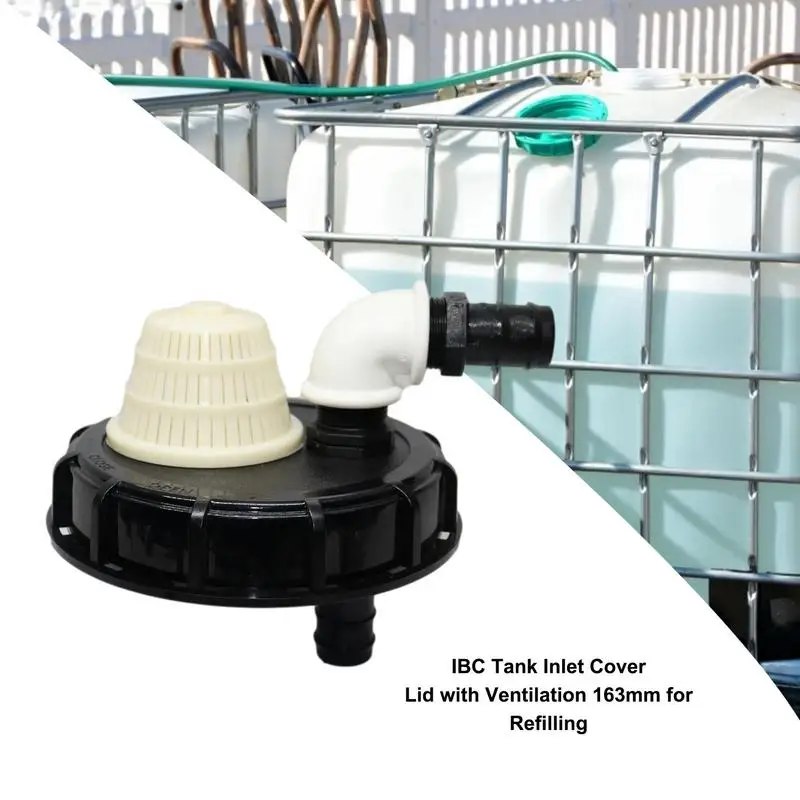 

IBC Tank Inlet Cover Lid With Ventilation 163mm For Refilling IBC Tote Tank Accessories