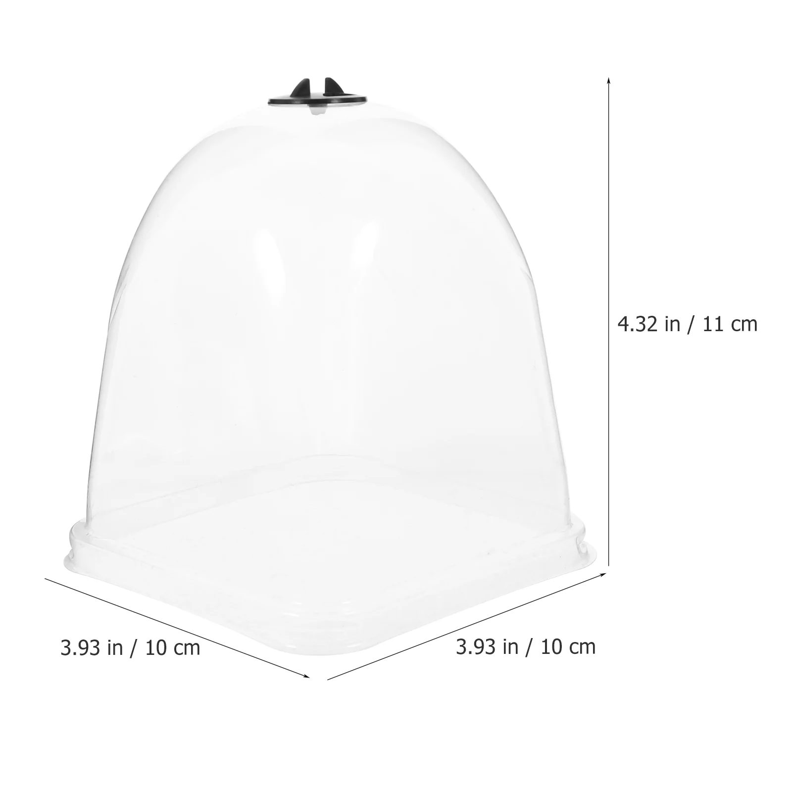 10 шт. изоляционная крышка купольный горшок для сада прозрачный клош колокольчик