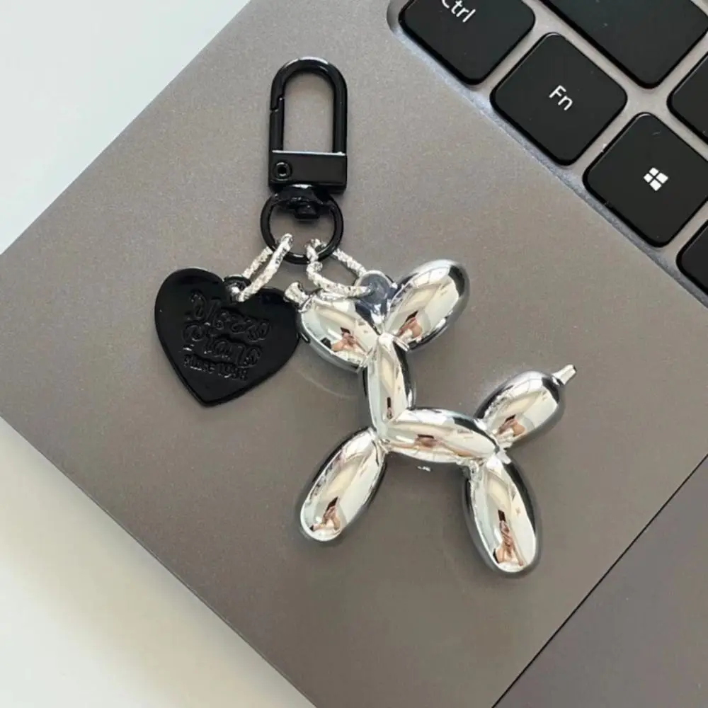 Брелок с воздушным шаром в форме сердца щенка акриловое покрытие брелок для